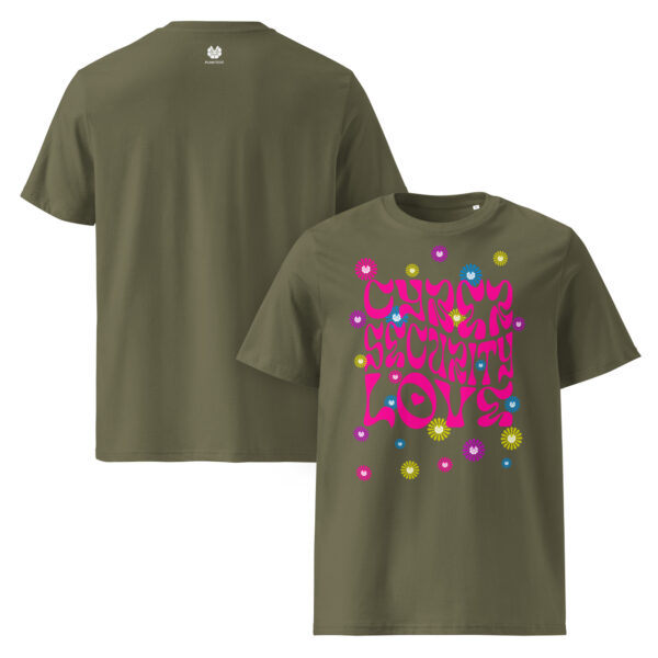 Herren-T-Shirt – Peace, Love & Protection. – Bild 8