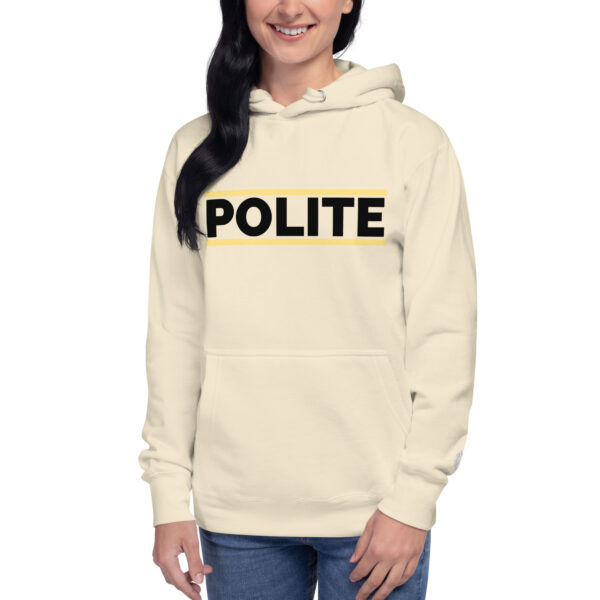 Damen Kapuzenpullover – Bright Polite – Bild 2