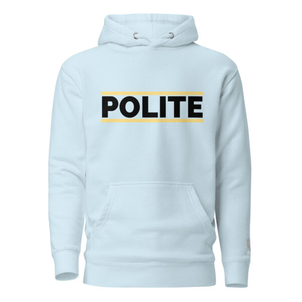 Herren-Kapuzenpullover - Bright Polite – Bild 4