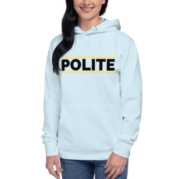Damen Kapuzenpullover – Bright Polite – Bild 4