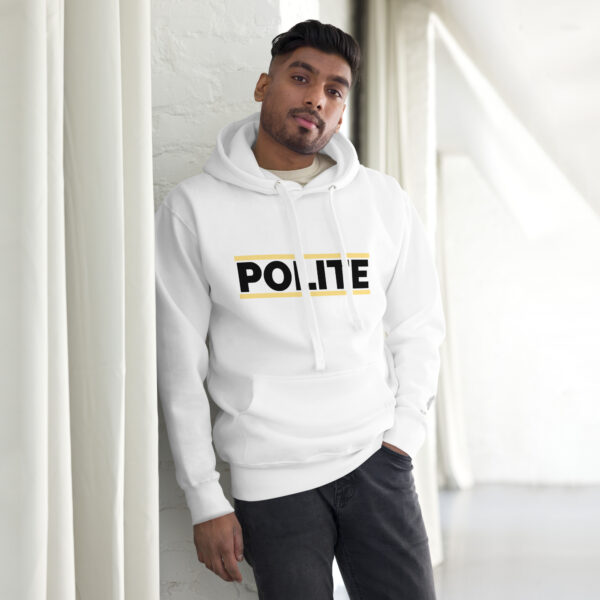 Herren-Kapuzenpullover - Bright Polite – Bild 2