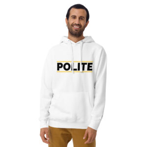 Herren-Kapuzenpullover - Bright Polite
