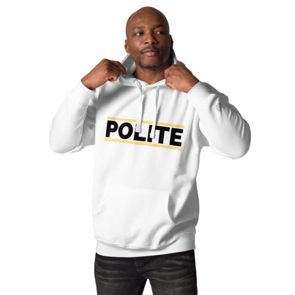 Herren-Kapuzenpullover - Bright Polite – Bild 9