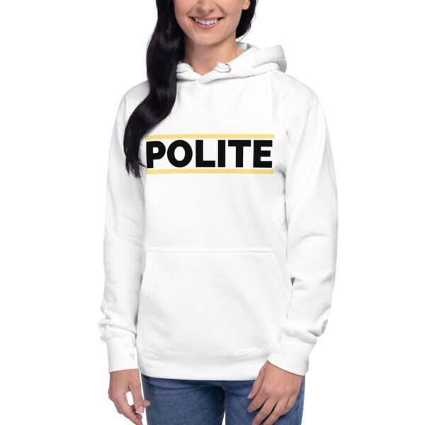 Damen Kapuzenpullover – Bright Polite – Bild 3