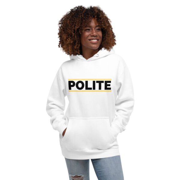 Damen Kapuzenpullover – Bright Polite – Bild 6