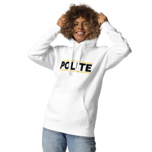 Damen Kapuzenpullover – Bright Polite